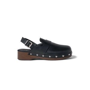 Zara kids studded buckled clogs